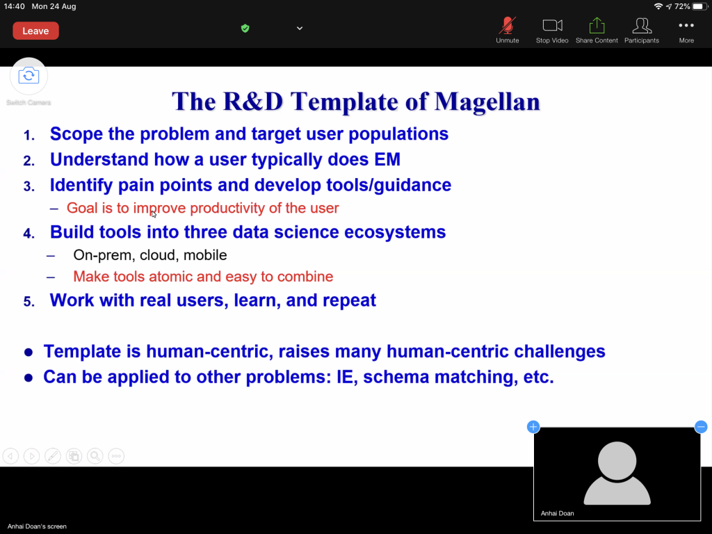 Another take on how to build technologies that actually solve practical problems. EM = Entity Matching.